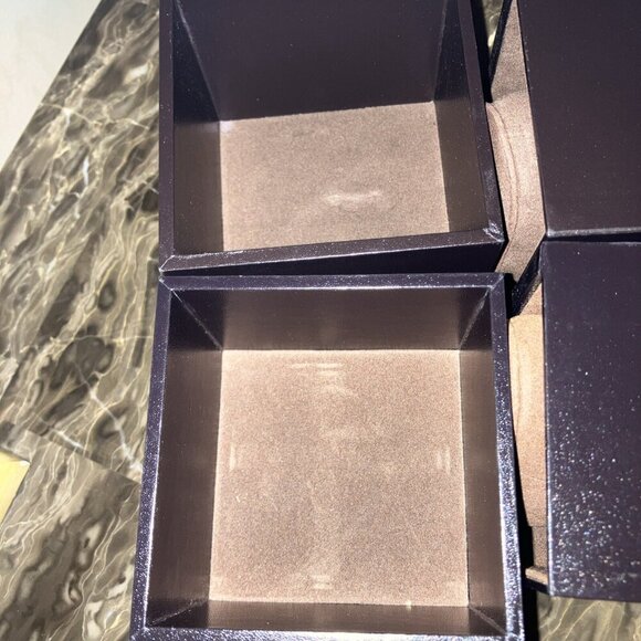 Michael Kors Box Only Authentic Brown Empty Watch Boxes With Cushion & Booklet - Picture 4 of 4